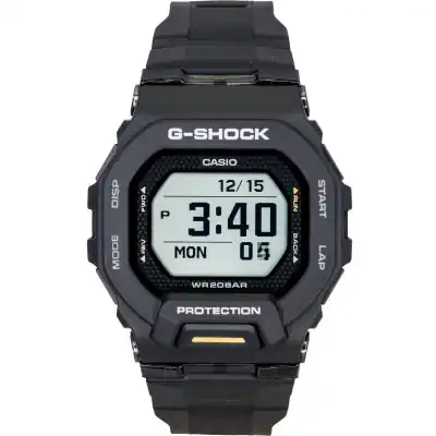 Casio G-Shock G-Squad Digital Smartphone Link Black Resin Strap Quartz GBD-200-1A1 200M Men's Watch