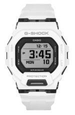 Casio G-Shock G-Squad Digital Smartphone Link White Resin Strap Quartz GBD-200-7 200M Men's Watch