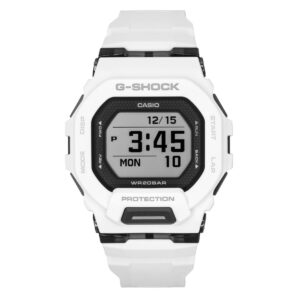 Casio G-Shock G-Squad Digital Smartphone Link White Resin Strap Quartz GBD-200-7 200M Men's Watch