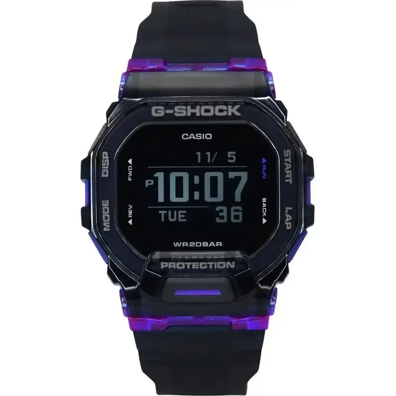 Casio G-Shock G-Squad Digital Smartphone Link Resin Strap Quartz GBD-200SM-1A6 200M Men's Watch