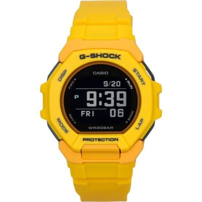 Casio G-Shock G-Squad Digital Smartphone Link Yellow Bio-Based Resin Quartz GBD-300-9 200M Men's Watch