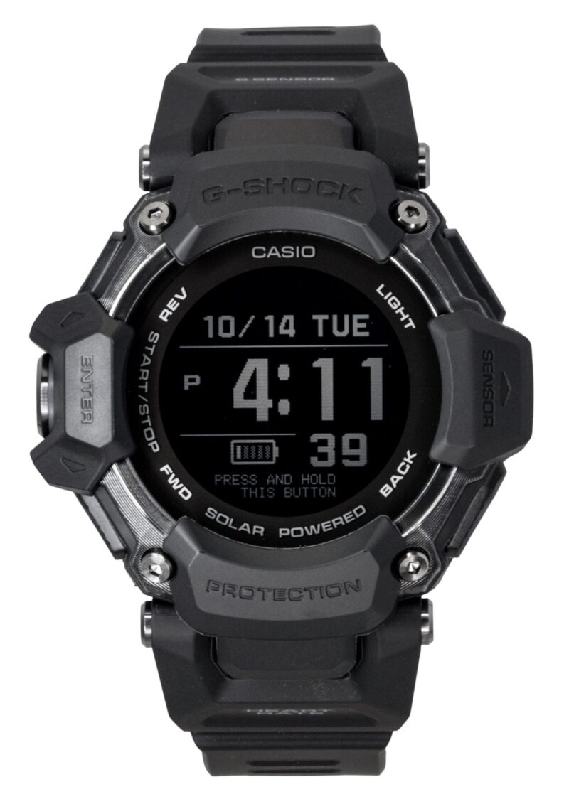 Casio G-Shock G-Squad Digital Smartphone Link Resin Strap Solar GBD-H2000-1B 200M Men's Watch