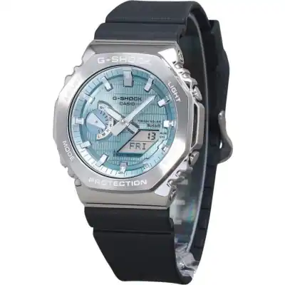 Casio G-Shock G-Steel Analog Digital Smartphone Link Ice Blue Dial Tough Solar GBM-2100A-1A2 200M Men's Watch Casio G-Shock G-Steel Analog Digital Smartphone Link Ice Blue Dial Tough Solar GBM-2100A-1A2 200M Men's Watch