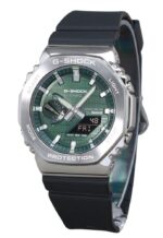 Casio G-Shock G-Steel Analog Digital Smartphone Link Resin Strap Green Dial Tough Solar GBM-2100A-1A3 200M Men's Watch
