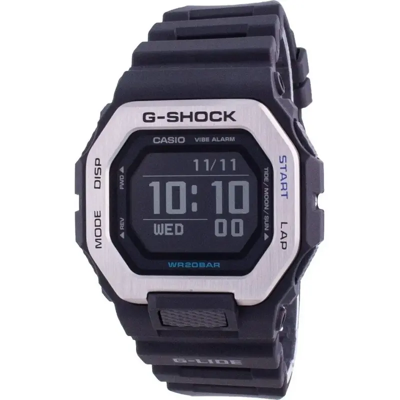 Casio G-Shock G-Lide World Time Quartz GBX-100-1 GBX100-1 200M Men's Watch