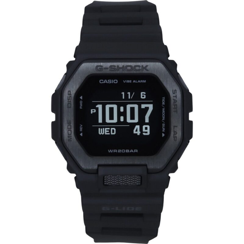 Casio G-Shock G-Lide Digital Smartphone Link Resin Strap Quartz GBX-100NS-1 200M Men's Watch