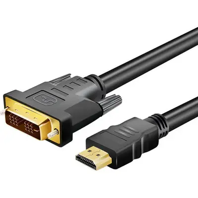 Gizzu 1080P HDMI to DVI-D Cable 1.8m Poly