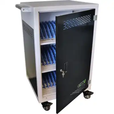 Gizzu 36 Bay Type-C Storage Charging Trolley for 15.6" Laptops