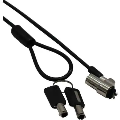 GIZZU 1.8m T-Bar Laptop Cable Lock Master Key Compatible