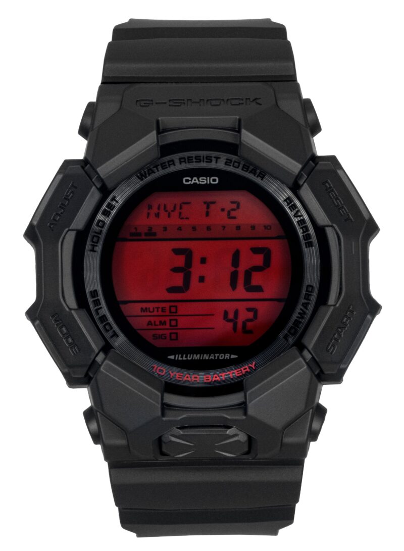 Casio G-Shock Digital Resin Strap Quartz GD-010BBR-1 200M Men's Watch
