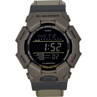 Casio G-Shock Digital Cloth Strap Quartz GD-010CE-5 200M Men's Watch