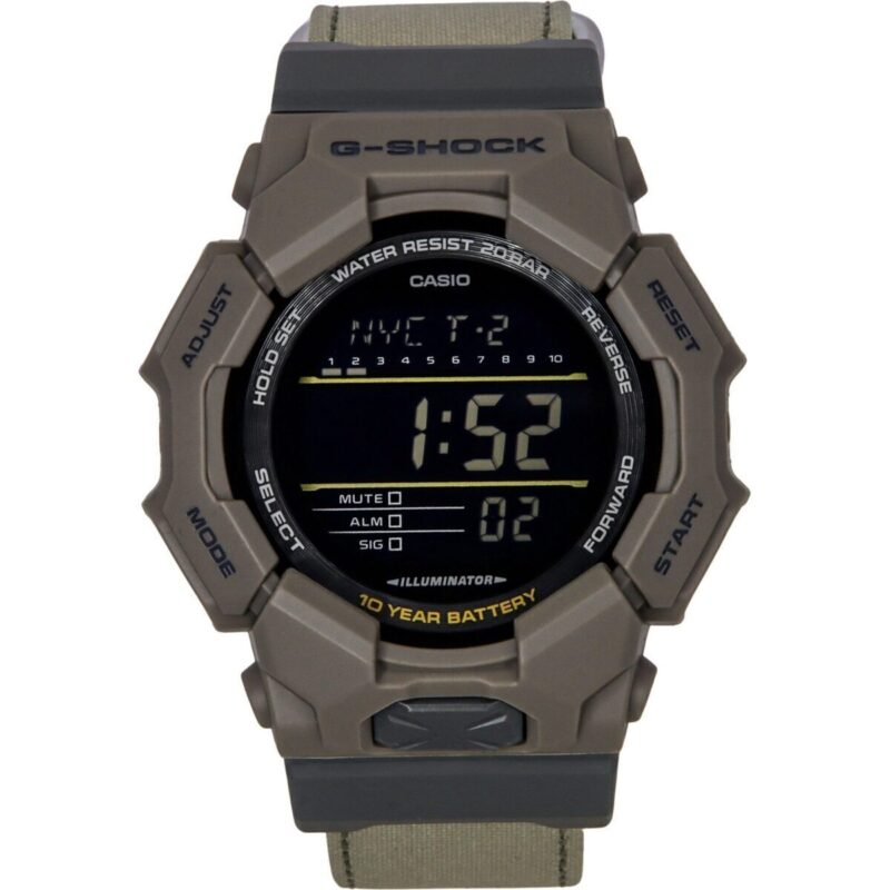 Casio G-Shock Digital Cloth Strap Quartz GD-010CE-5 200M Men's Watch