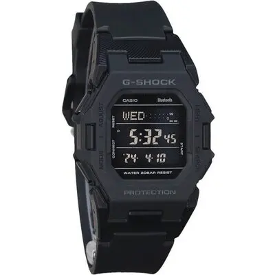 Casio G-Shock Digital Smartphone Link Black Resin Strap Quartz GD-B500-1 200M Men's Watch