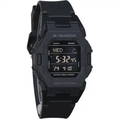 Casio G-Shock Digital Smartphone Link Black Resin Strap Quartz GD-B500-1 200M Men's Watch