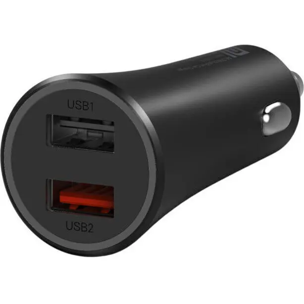 GDS4147GL_wr_01 Xiaomi 37W Dual-Port Car Charger - Black