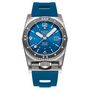 ZRC Grands Fonds 300 MN64 - Osmium SATIN - 41.5 MM - Blue Men's Watch (GF41118)