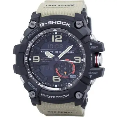 Casio G-Shock Mudmaster Analog Digital Twin Sensor GG-1000-1A5 GG1000-1A5 Men's Watch