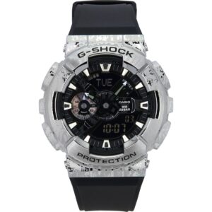 Casio G-Shock G-Steel Analog Digital Grunge Camouflage Resin Strap Black Dial Quartz GM-110GC-1A 200M Men's Watch