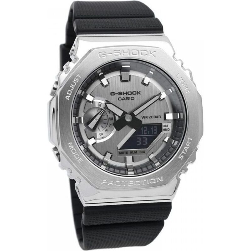 Casio G-Shock Metal Covered Analog Digital Resin Strap Quartz GM-2100-1A GM2100-1 200M Men's Watch Casio G-Shock Metal Covered Analog Digital Resin Strap Quartz GM-2100-1A GM2100-1 200M Men's Watch