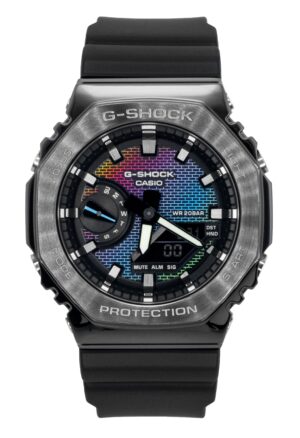 Casio G-Shock G-Steel Analog Digital Bio-Based Resin Strap Multicolor Dial Quartz GM-2100BRW-1A 200M Men's Watch