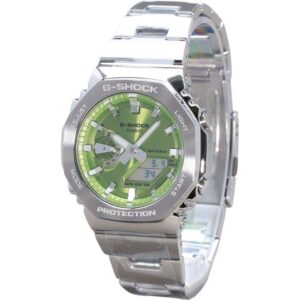 Casio G-shock G-steel Analog Digital Green Dial Quartz Gm-2110d-3a 200m Men's Watch