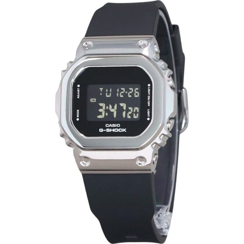 Casio G-Shock Digital Metal Bezel Resin Strap Quartz GM-5600U-1 200M Men's Watch