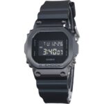 Casio G-Shock Digital Metal Bezel Resin Strap Quartz GM-5600UB-1 200M Men's Watch
