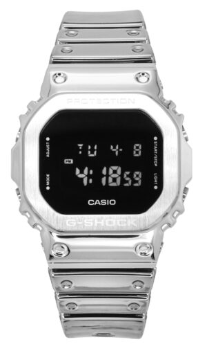 Casio G-Shock G-Steel Digital Fine Metallic Tough Silicone Strap Quartz GM-5600YM-8 200M Men's Watch