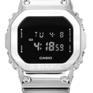 Casio G-Shock G-Steel Digital Fine Metallic Tough Silicone Strap Quartz GM-5600YM-8 200M Men's Watch