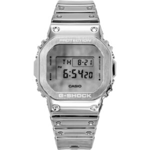 Casio G-Shock G-Steel Fine Metallic Digital Silicone Strap Quartz GM-5600YM-8A8 200M Men's Watch