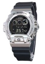 Casio G-Shock Digital Metal Bezel Resin Strap Quartz GM-6900U-1 200M Men's Watch