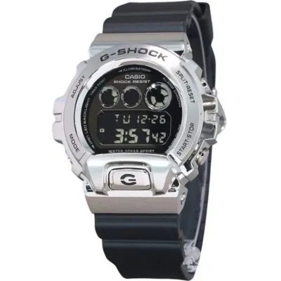 Casio G-Shock Digital Metal Bezel Resin Strap Quartz GM-6900U-1 200M Men's Watch