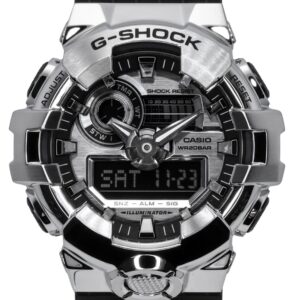 Casio G-Shock G-Steel Analog Digital Resin Strap Silver Dial Quartz GM-700-1A 200M Men's Watch