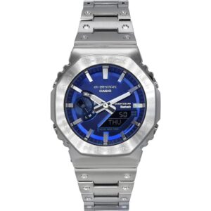Casio G-Shock Analog Digital Full Metal Smartphone Link Blue Dial Solar GM-B2100AD-2A 200M Men's Watch