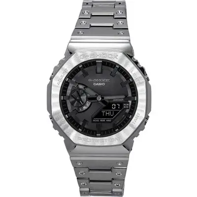 Casio G-Shock Analog Digital Full Metal Black Dial Solar GM-B2100D-1A 200M Men's Watch