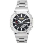 Casio G-Shock Full Metal Analog Digital Smartphone Link Stainless Steel Black Dial Solar GM-B2100SD-1C 200M Men's Watch