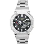 Casio G-Shock Full Metal Analog Digital Smartphone Link Stainless Steel Black Dial Solar GM-B2100SD-1C 200M Men's Watch