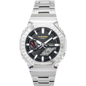 Casio G-Shock Full Metal Analog Digital Smartphone Link Stainless Steel Black Dial Solar GM-B2100SD-1C 200M Men's Watch