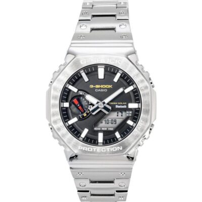 Casio G-Shock Full Metal Analog Digital Smartphone Link Stainless Steel Black Dial Solar GM-B2100SD-1C 200M Men's Watch
