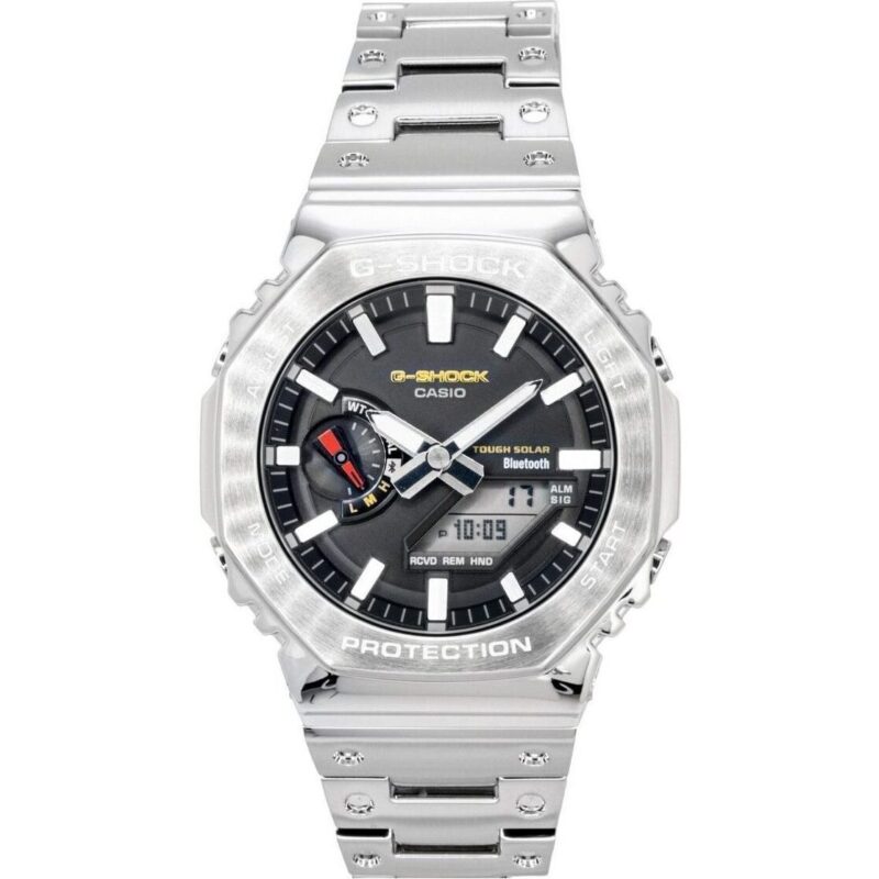 Casio G-Shock Full Metal Analog Digital Smartphone Link Stainless Steel Black Dial Solar GM-B2100SD-1C 200M Men's Watch Casio G-Shock Full Metal Analog Digital Smartphone Link Stainless Steel Black Dial Solar GM-B2100SD-1C 200M Men's Watch