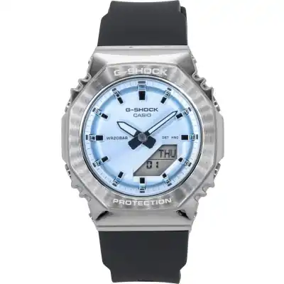 Casio G-Shock Analog Digital Bio-Based Resin Strap Light Blue Dial Quartz GM-S2110-2A 200M Women's Watch