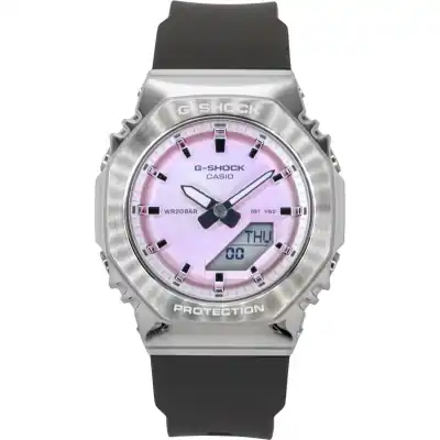 Casio G-Shock Analog Digital Bio-Based Resin Strap Pink Dial Quartz GM-S2110-4A 200M Women's Watch