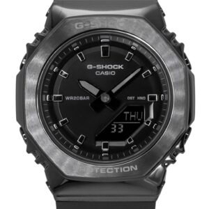 Casio G-Shock Analog Digital Bio-Based Resin Strap Black Dial Quartz GM-S2110B-8A 200M Women's Watch