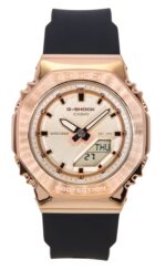 Casio G-Shock Analog Digital Bio-Based Resin Strap Gold Dial Quartz GM-S2110PG-1A4 200M Women's Watch