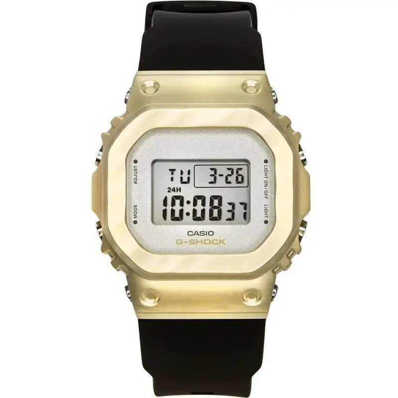 Casio G-Shock Digital Resin Strap Quartz GM-S5600BC-1 200M Women's Watch