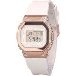 Casio G-Shock Digital Pink Gold Ion Plated Bezel Resin Strap Quartz GM-S5600UPG-4 200M Women's Watch