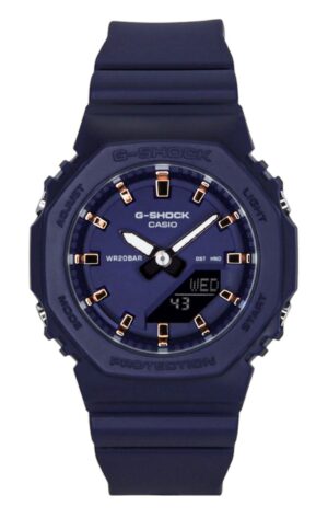 Casio G-Shock Analog Digital Resin Strap Blue Dial Quartz GMA-P2100M-2A 200M Women's Watch