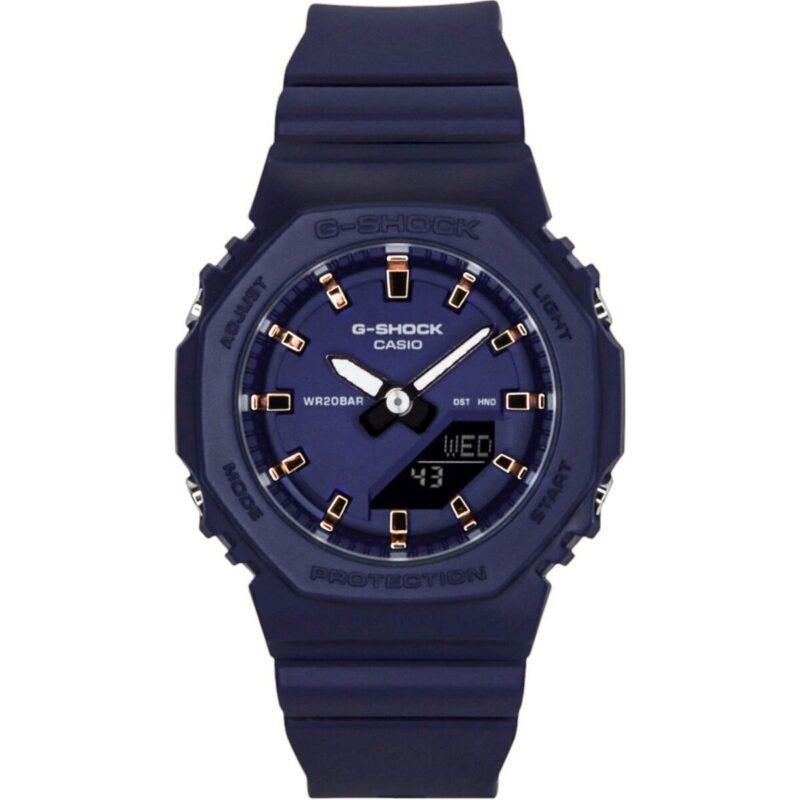 Casio G-Shock Analog Digital Resin Strap Blue Dial Quartz GMA-P2100M-2A 200M Women's Watch