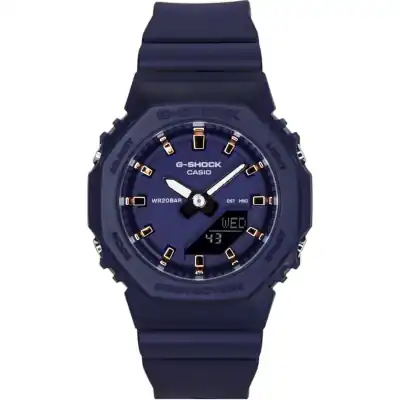 Casio G-Shock Analog Digital Resin Strap Blue Dial Quartz GMA-P2100M-2A 200M Women's Watch