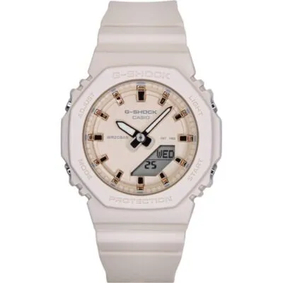 Casio G-Shock Analog Digital Resin Strap Beige Dial Quartz GMA-P2100M-4A 200M Women's Watch